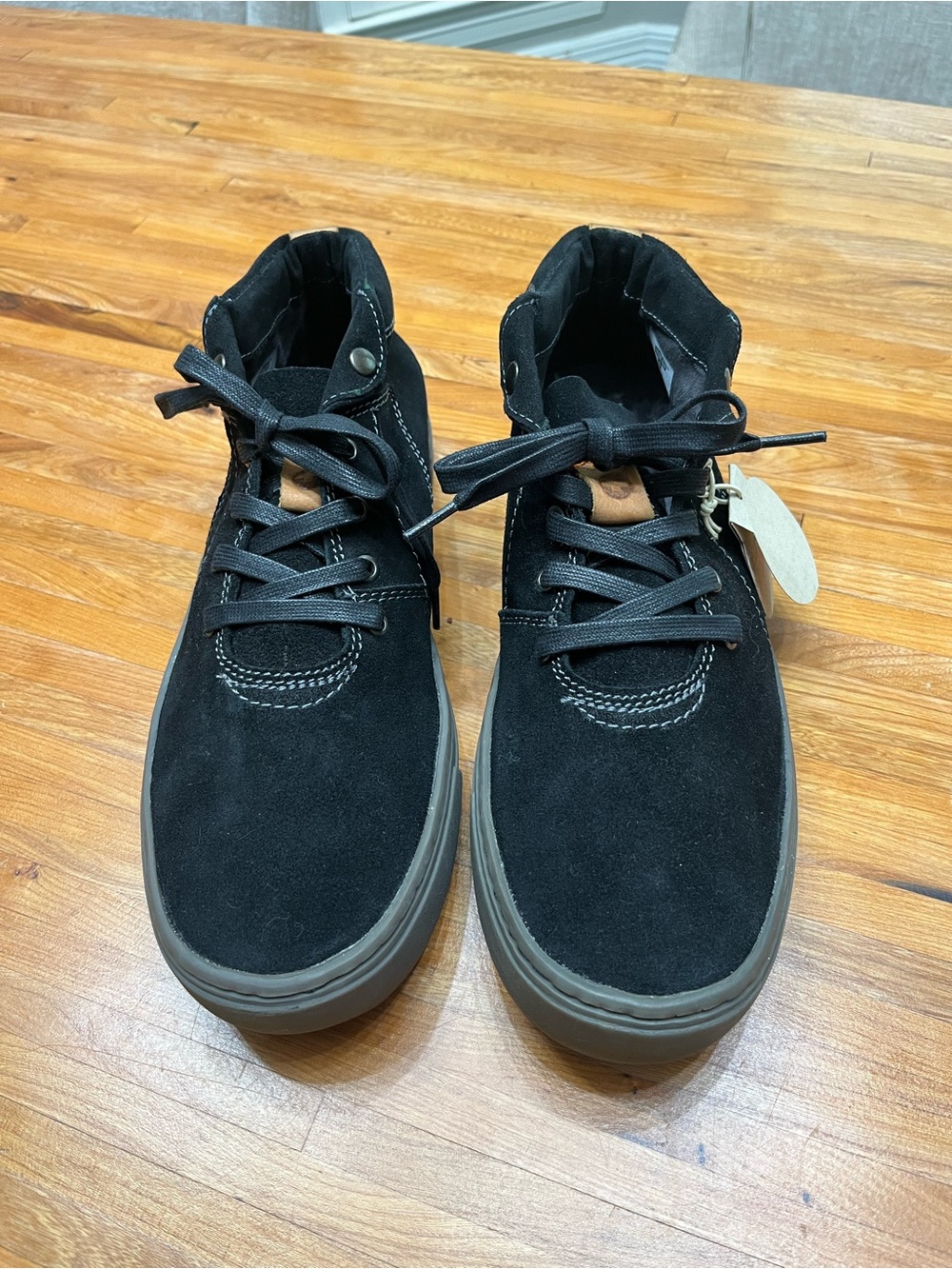 Men's Black Suede Sneakers size 12 NWT